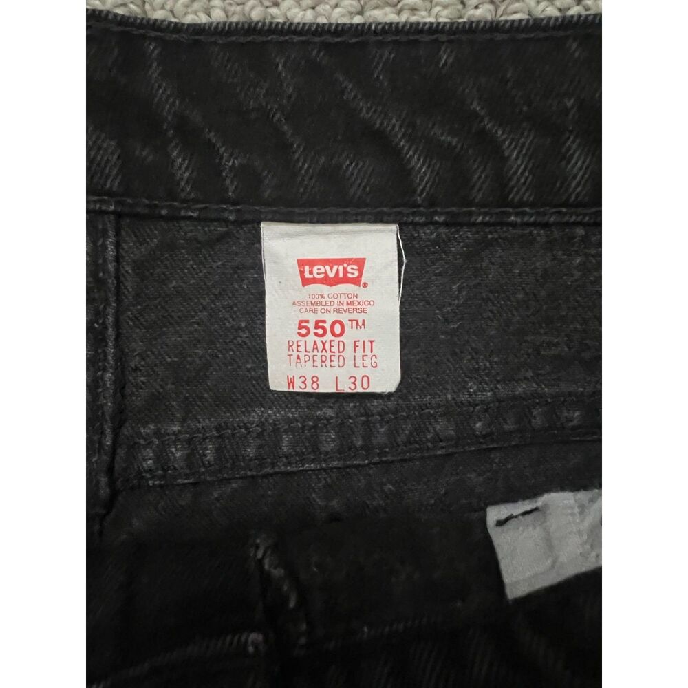 Vintage Orange Tab 550 Black Levis